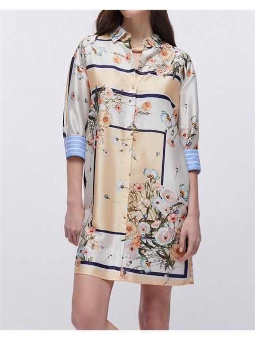 Abito corto in twill stampato Liu Jo | WA6507T2555.P9547